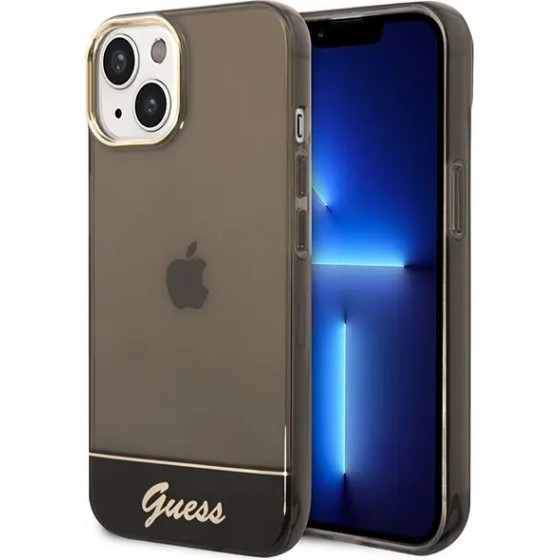 Guess GUHCP14MHGCOK iPhone 14 Plus 6.7 black / black hardcase Translucent - (GUE002247-0)
