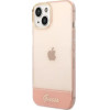 Guess GUHCP14MHGCOP iPhone 14 Plus 6.7 pink / pink hardcase Translucent - (GUE002255-0)
