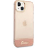 Guess GUHCP14MHGCOP iPhone 14 Plus 6.7 pink / pink hardcase Translucent - (GUE002255-0)