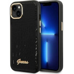 Guess GUHCP14MHGCRHK iPhone 14 Plus 6.7 black / black hardcase Croco Collection - (GUE002259-0)