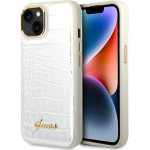 Guess GUHCP14MHGCRHS iPhone 14 Plus 6.7 silver / silver hardcase Croco Collection - (GUE002271-0)