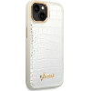 Guess GUHCP14MHGCRHS iPhone 14 Plus 6.7 silver / silver hardcase Croco Collection - (GUE002271-0)