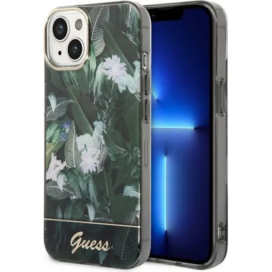 Guess GUHCP14MHGJGHA iPhone 14 Plus 6.7 green/green hardcase Jungle Collection - (GUE002227-0)