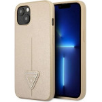 Guess GUHCP14MPSATLE iPhone 14 Plus 6.7'' beige/beige hardcase SaffianoTriangle Logo - (GUE002335-0)
