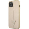 Guess GUHCP14MPSATLE iPhone 14 Plus 6.7'' beige/beige hardcase SaffianoTriangle Logo - (GUE002335-0)