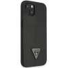 Guess GUHCP14MPSATLK iPhone 14 Plus 6,7 black / black hardcase SaffianoTriangle Logo - (GUE002331-0)