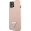 Guess GUHCP14MPSATLP iPhone 14 Plus 6,7 pink / pink hardcase SaffianoTriangle Logo - (GUE002343-0)