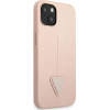 Guess GUHCP14MPSATLP iPhone 14 Plus 6,7 pink / pink hardcase SaffianoTriangle Logo - (GUE002343-0)