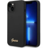Guess GUHCP14MSLSMK iPhone 14 Plus 6.7 black / black hard case Silicone Vintage Gold Logo - (GUE002275-0)