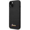 Guess GUHCP14MSLSMK iPhone 14 Plus 6.7 black / black hard case Silicone Vintage Gold Logo - (GUE002275-0)