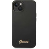 Guess GUHCP14MSLSMK iPhone 14 Plus 6.7 black / black hard case Silicone Vintage Gold Logo - (GUE002275-0)