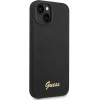 Guess GUHCP14MSLSMK iPhone 14 Plus 6.7 black / black hard case Silicone Vintage Gold Logo - (GUE002275-0)
