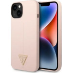 Guess GUHCP14MSLTGP iPhone 14 Plus 6.7 pink/pink hardcase Silicone Triangle - (GUE002319-0)