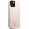 Guess GUHCP14MSLTGP iPhone 14 Plus 6.7 pink/pink hardcase Silicone Triangle - (GUE002319-0)
