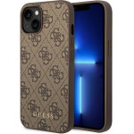 Guess GUHCP14SG4GFBR iPhone 14 6.1 ''brown / brown hard case 4G Metal Gold Logo - (GUE002146-0)