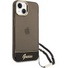 Guess GUHCP14SHGCOHK iPhone 14 6.1 black / black hardcase Translucent Pearl Strap - (GUE002234-0)