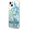 Guess GUHCP14SLFLSN iPhone 14 6.1 green / green hardcase Flower Liquid Glitter - (GUE002354-0)