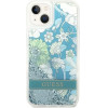 Guess GUHCP14SLFLSN iPhone 14 6.1 green / green hardcase Flower Liquid Glitter - (GUE002354-0)