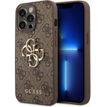 Guess GUHCP14X4GMGBR iPhone 14 Pro Max 6,7'' brazowy/brown hardcase 4G Big Metal Logo - (GUE002389-0)