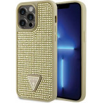 Guess GUHCP14XHDGTPD iPhone 14 Pro Max 6.7 gold/gold hardcase Rhinestone Triangle - (GUE002858-0)