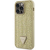 Guess GUHCP14XHDGTPD iPhone 14 Pro Max 6.7 gold/gold hardcase Rhinestone Triangle - (GUE002858-0)