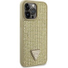 Guess GUHCP14XHDGTPD iPhone 14 Pro Max 6.7 gold/gold hardcase Rhinestone Triangle - (GUE002858-0)