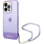 Guess GUHCP14XHGCOHU iPhone 14 Pro Max 6.7 purple/purple hardcase Translucent Pearl Strap - (GUE002241-0)