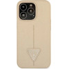 Guess GUHCP14XPSATLE iPhone 14 Pro Max 6,7 beige / beige hardcase SaffianoTriangle Logo - (GUE002337-0)