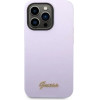 Guess GUHCP14XSLSMU iPhone 14 Pro Max 6.7 purple/purple hard case Silicone Vintage Gold Logo - (GUE002285-0)