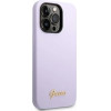 Guess GUHCP14XSLSMU iPhone 14 Pro Max 6.7 purple/purple hard case Silicone Vintage Gold Logo - (GUE002285-0)