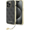 Guess GUHCP15LGF4GGR iPhone 15 Pro 6.1 gray/gray hardcase 4G Charms Collection - (GUE003284-0)