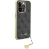 Guess GUHCP15LGF4GGR iPhone 15 Pro 6.1 gray/gray hardcase 4G Charms Collection - (GUE003284-0)