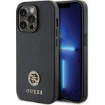 Guess GUHCP15LPS4DGPK iPhone 15 Pro 6.1 black/black hardcase Strass Metal Logo - (GUE003205-0)