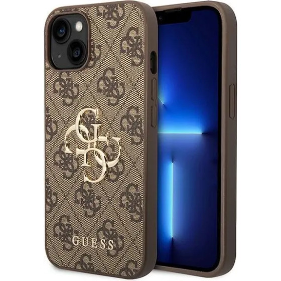 Guess GUHCP15M4GMGBR iPhone 15 Plus 6.7 brown/brown hardcase 4G Big Metal Logo - (GUE003235-0)