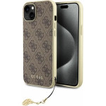 Guess GUHCP15MGF4GBR iPhone 15 Plus 6.7 brown/brown hardcase 4G Charms Collection - (GUE003281-0)