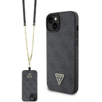 Guess GUHCP15MP4TDSCPK iPhone 15 Plus 6.7 black/black hardcase Crossbody 4G Metal Logo - (GUE003176-0)
