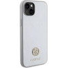 Guess GUHCP15MPS4DGPS iPhone 15 Plus 6.7 silver/silver hardcase Strass Metal Logo - (GUE003325-0)