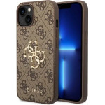 Guess GUHCP15S4GMGBR iPhone 15 6.1 brown/brown hardcase 4G Big Metal Logo - (GUE003234-0)
