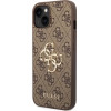 Guess GUHCP15S4GMGBR iPhone 15 6.1 brown/brown hardcase 4G Big Metal Logo - (GUE003234-0)