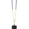 Guess GUHCP15SP4TDSCPB iPhone 15 6.1 blue/blue hardcase Crossbody 4G Metal Logo - (GUE003187-0)