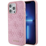 Guess GUHCP15XP4EPMP iPhone 15 Pro Max 6.7 pink/pink hardcase Leather 4G Stamped - (GUE003201-0)