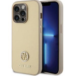 Guess GUHCP15XPS4DGPD iPhone 15 Pro Max 6.7 gold/gold hardcase Strass Metal Logo - (GUE003323-0)