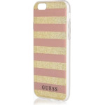 Guess GUHCP6STGPI iPhone 6/6S pink hardcase Ethnic Chic Stripes 3D - (GUE000054-0)