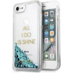 Guess GUHCP7GLUQBL iPhone 6/7/8 /SE 2020 / SE 2022 blue/blue hard case Liquid Glitter Party - (GUE000620-0)