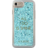 Guess GUHCP7GLUQBL iPhone 6/7/8 /SE 2020 / SE 2022 blue/blue hard case Liquid Glitter Party - (GUE000620-0)