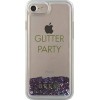 Guess GUHCP7GLUQPU iPhone 6/7/8 /SE 2020 / SE 2022 purple/purple hard case Liquid Glitter Party - (GUE000619-0)