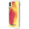 Guess GUHCPXGLCPI iPhone X/Xs rozowy /pink hard case California Glow in the dark - (GUE000379-0)