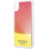 Guess GUHCPXGLCPI iPhone X/Xs rozowy /pink hard case California Glow in the dark - (GUE000379-0)