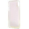 Guess GUHCPXGLCPI iPhone X/Xs rozowy /pink hard case California Glow in the dark - (GUE000379-0)