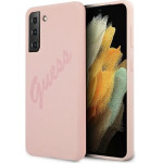 Guess GUHCS21MLSVSPI S21+ G996 pink/pink hardcase Script Vintage - (GUE001198-0)